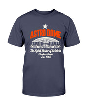 Load image into Gallery viewer, "Vintage Astrodome Eighth Wonder" Premium T-Shirt - Navy - Front
