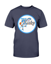 Load image into Gallery viewer, "Vintage Defunct Minnesota Kicks Football" Premium T-Shirt 2 - Navy - Front
