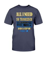 Load image into Gallery viewer, "Vintage Ham Radio Operator - All I Need" Premium T-Shirt - Navy - Front
