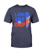 Load image into Gallery viewer, "Vintage Long Live The Chief Wahoo" Premium T-Shirt 2 - Navy - Front
