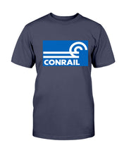 Load image into Gallery viewer, "Vintage Conrail Railroad" Premium T-Shirt - Navy - Front
