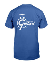 Load image into Gallery viewer, "Vintage Gretsch Drums" Premium T-Shirt - Royal Blue - Back
