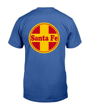 Load image into Gallery viewer, "Vintage Santa Fe Railroad" Premium T-Shirt - Royal Blue - Back
