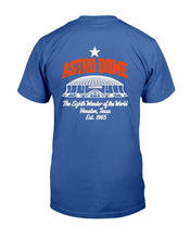 Load image into Gallery viewer, "Vintage Astrodome Eighth Wonder" Premium T-Shirt - Royal Blue - Back
