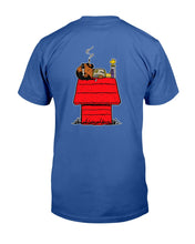 Load image into Gallery viewer, "Vintage Snoop Dogg Snoopy" Premium T-Shirt - Royal Blue - Back
