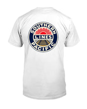 Load image into Gallery viewer, "Vintage Southern Pacific Lines Railroad" Premium T-Shirt - White - Back
