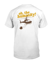 Load image into Gallery viewer, WKRP - Oh The Humanity - Turkey Drop Tall Sized T-Shirt
