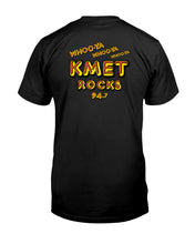 Load image into Gallery viewer, &quot;Vintage KMET Rocks 94.7&quot; Tall Sized T-Shirt
