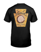 Load image into Gallery viewer, &quot;Vintage Ludwig Drums&quot; Tall Sized T-Shirt
