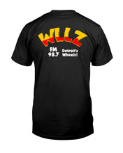 Load image into Gallery viewer, &quot;Vintage WLLZ FM 98.7, Detroit&#39;s Wheels&quot; Tall Sized T-Shirt
